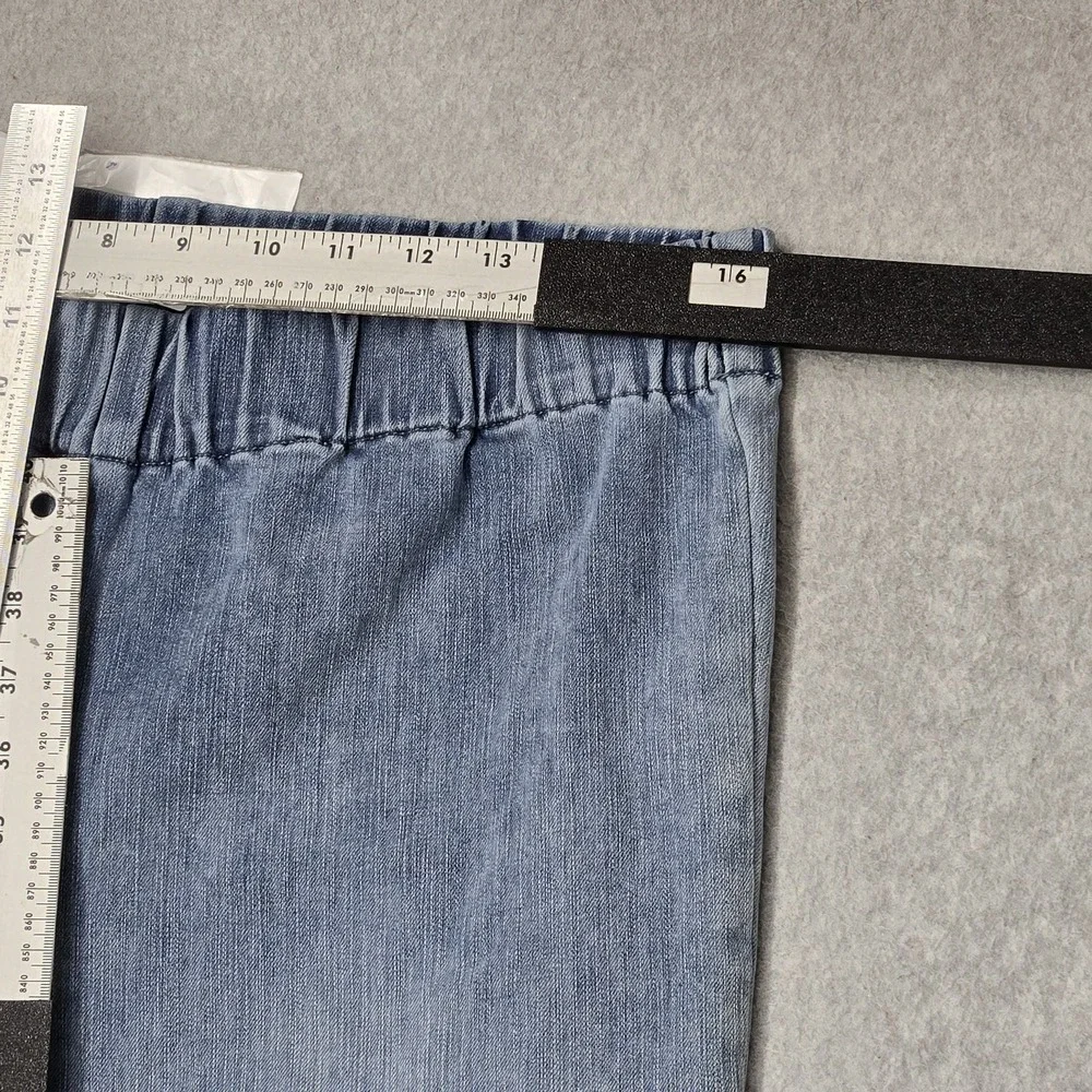 Soft Surroundings Women Pants TL Light Blue Denim 31